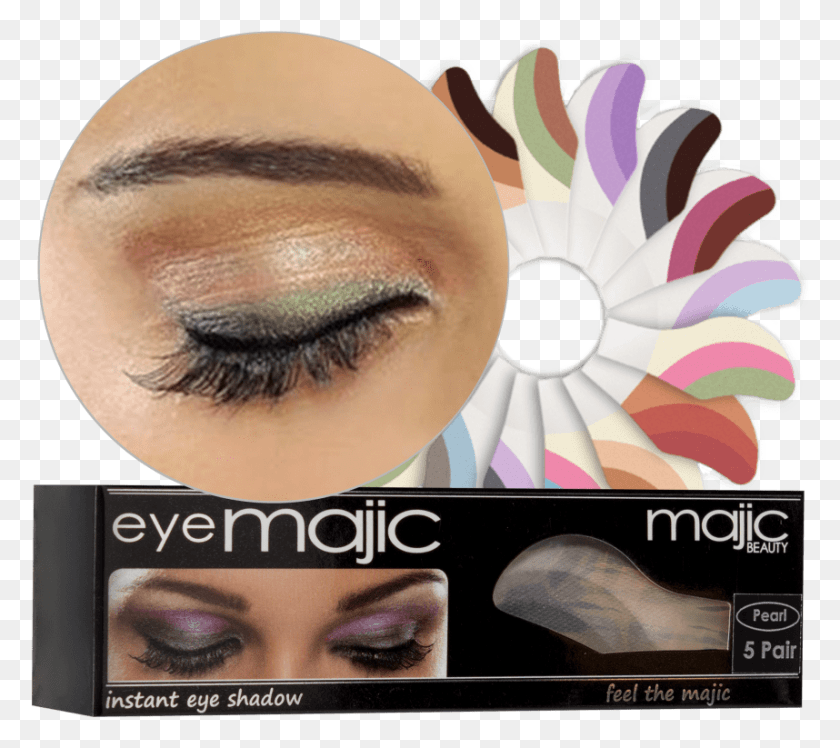 858x757 Eye Majic Instant Eyeshadow Pearl Shades 5 Pack Eye Majic Instant Eyeshadow Shade, Face, Person, Human HD PNG Download