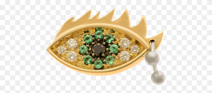 474x310 Eye Pierced Earring Emerald, Jewelry, Accessories, Accessory Descargar Hd Png