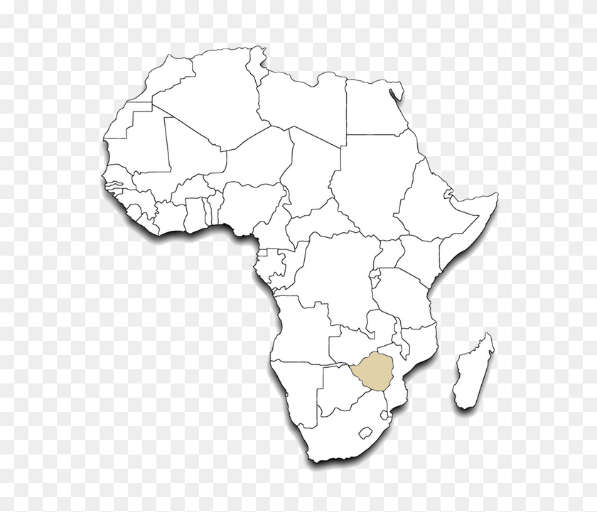 593x661 Eye See Africa Has Included The Victoria Falls In Many Africa Map No Background, Diagram, Atlas, Plot HD PNG Download