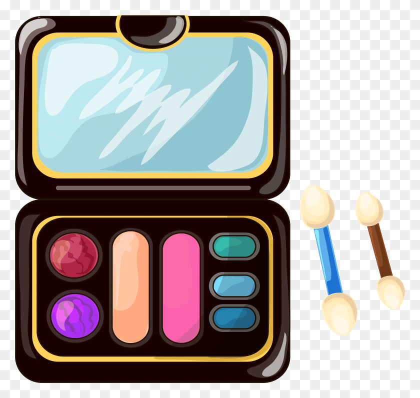 4450x4199 Тени Для Век Mac Cosmetics Clip Art Eyeshadow Clipart, Palette, Paint Container Hd Png Download