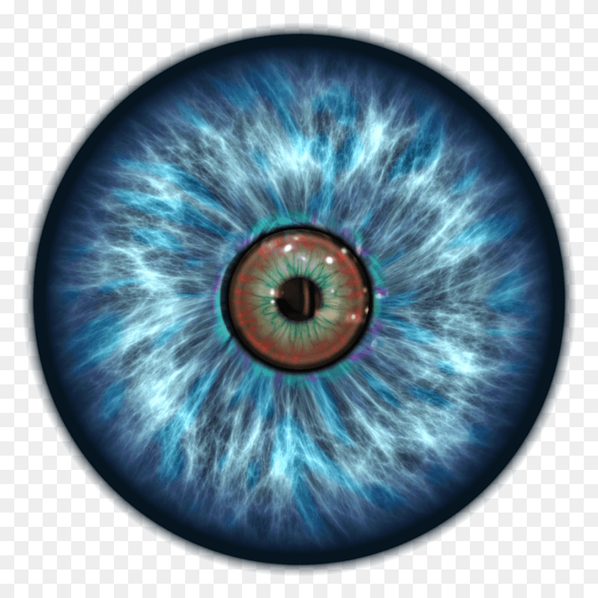 883x884 Eyeball Realistic Texture Eye, Ornament, Pattern, Fractal HD PNG Download