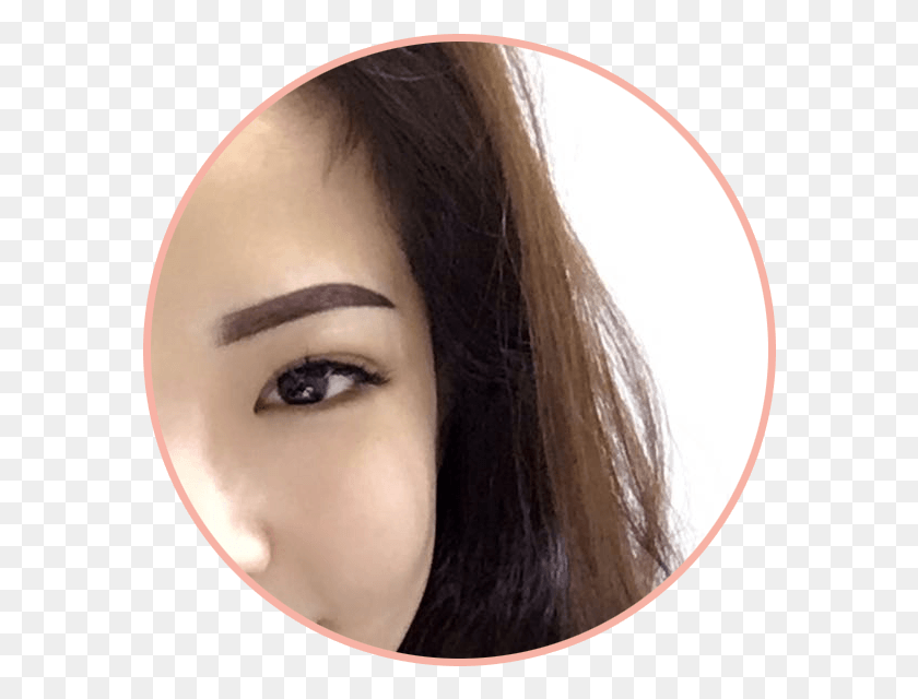 580x580 Eyebrow Embroidery Girl, Face, Person, Human HD PNG Download