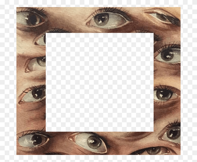 700x629 Eyes Scary Eye Cool Bad Horror Close Up, Face, Head, Collage HD PNG Download