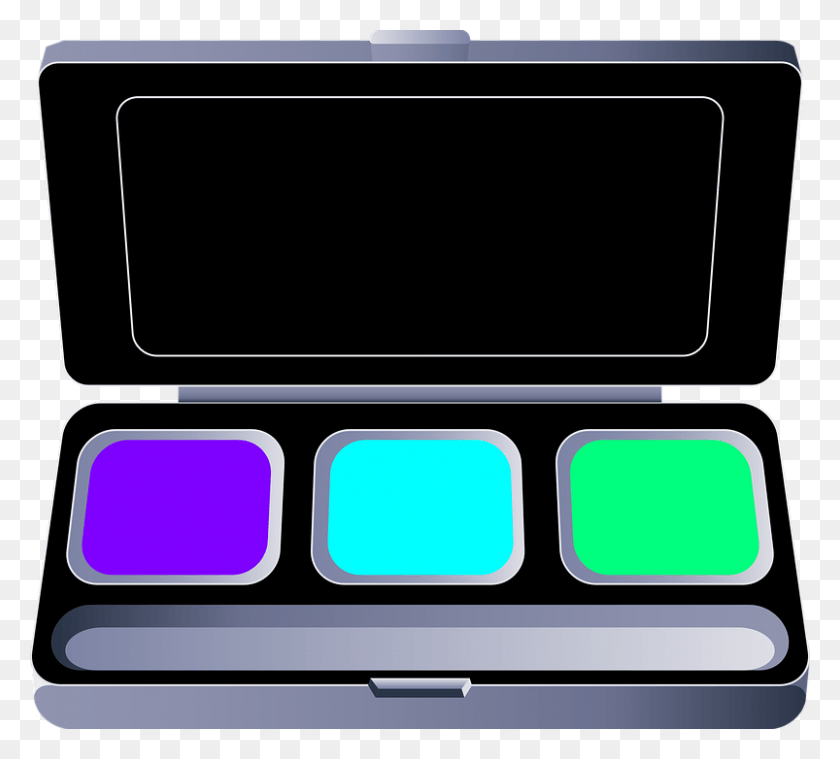 803x720 Eyeshadow Clipart Purple Makeup Eye Shadow Clipart, Electronics, Light, Electrical Device HD PNG Download