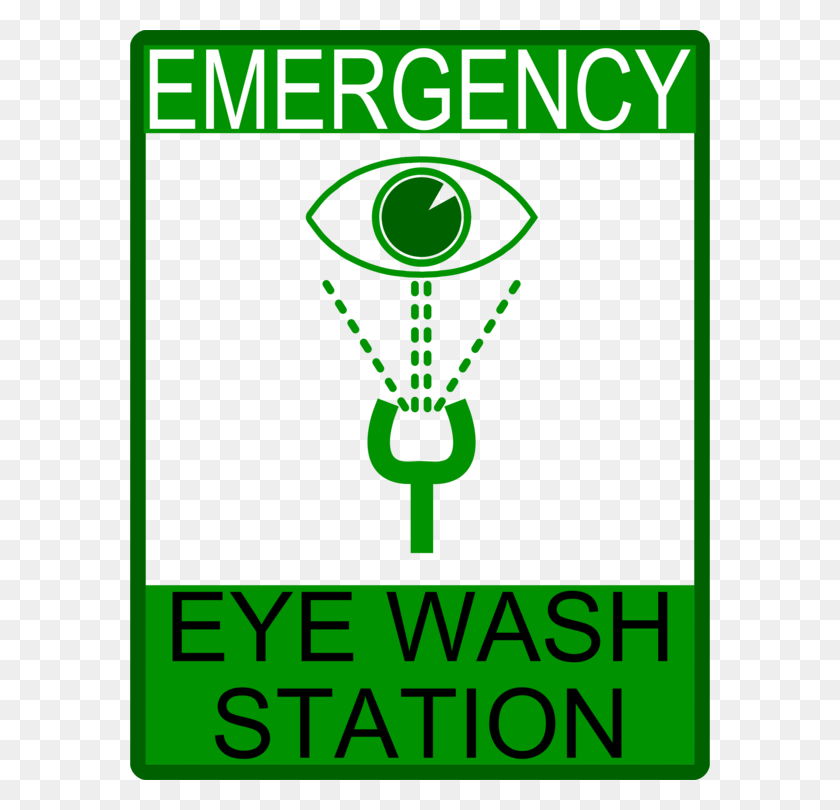 580x750 Eyewash Station Computer Icons Emergency Emergency Eye Wash Station Symbol, Poster, Advertisement, Text HD PNG Download