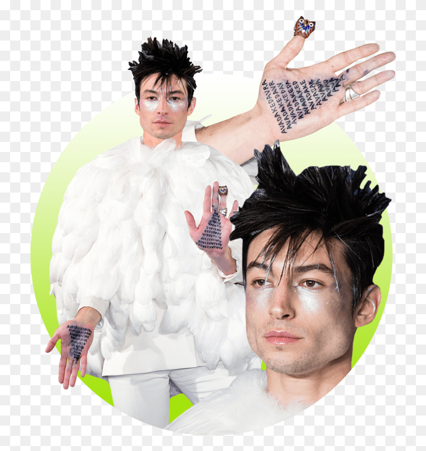 724x830 Ezra Miller Whips Out Another Showstopping Red Carpet, Person, Human, Clothing HD PNG Download