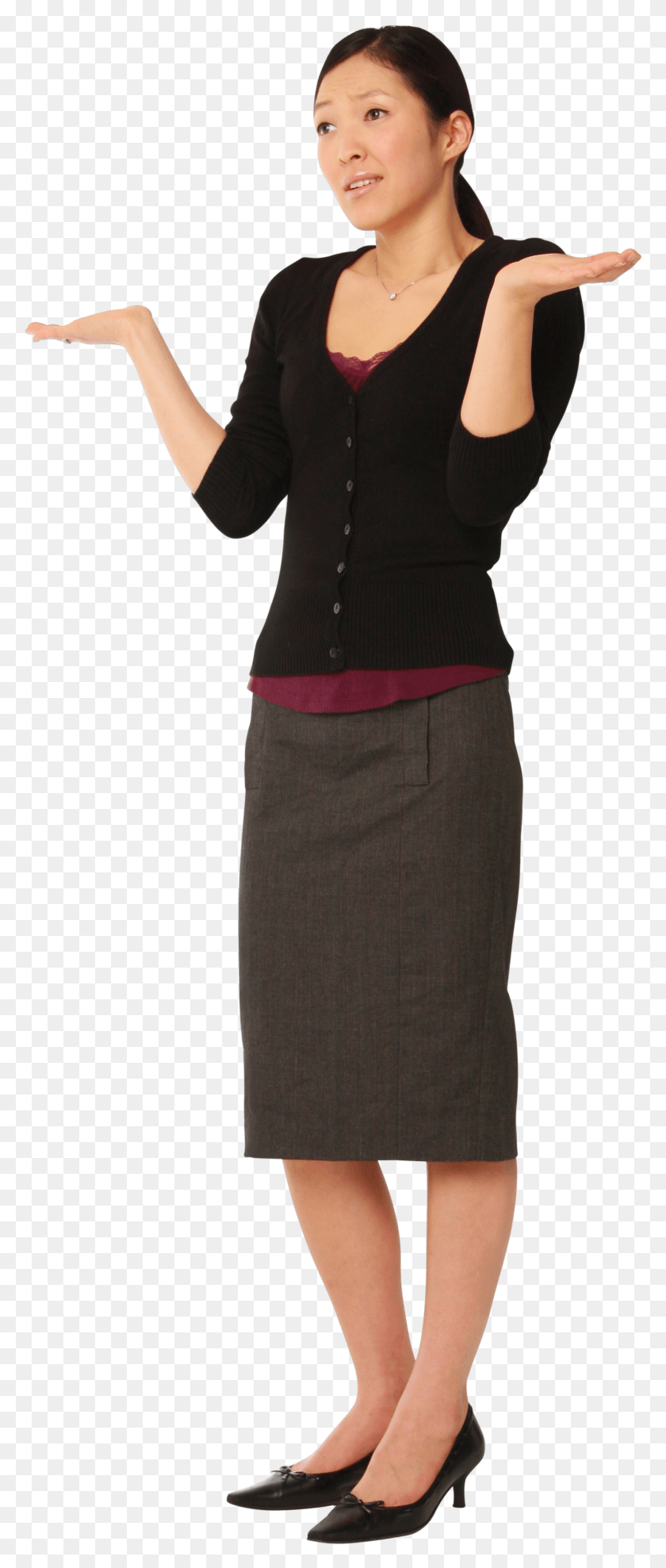 1342x3299 F As Jenny 2 Confused Sd A45 1 Pencil Skirt, Clothing, Apparel, Female HD PNG Download