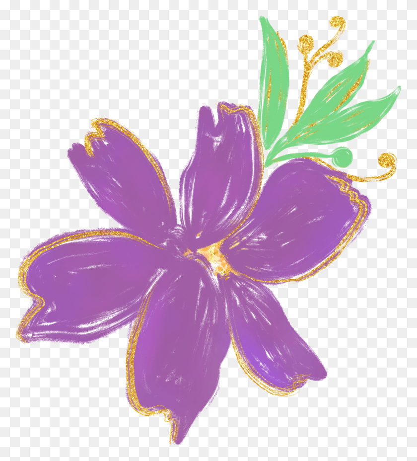 2797x3115 F At Getdrawings Com Purple Lilly HD PNG Download