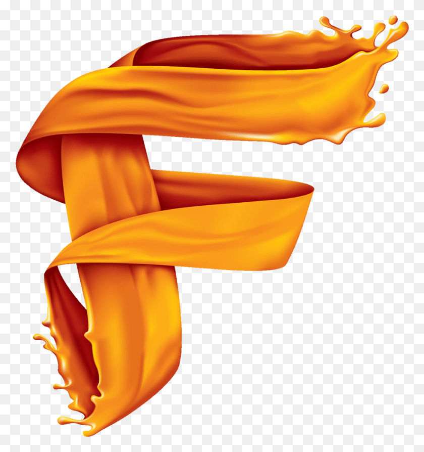 912x976 F Logo Orange F Logo Design, Clothing, Apparel, Lamp HD PNG Download