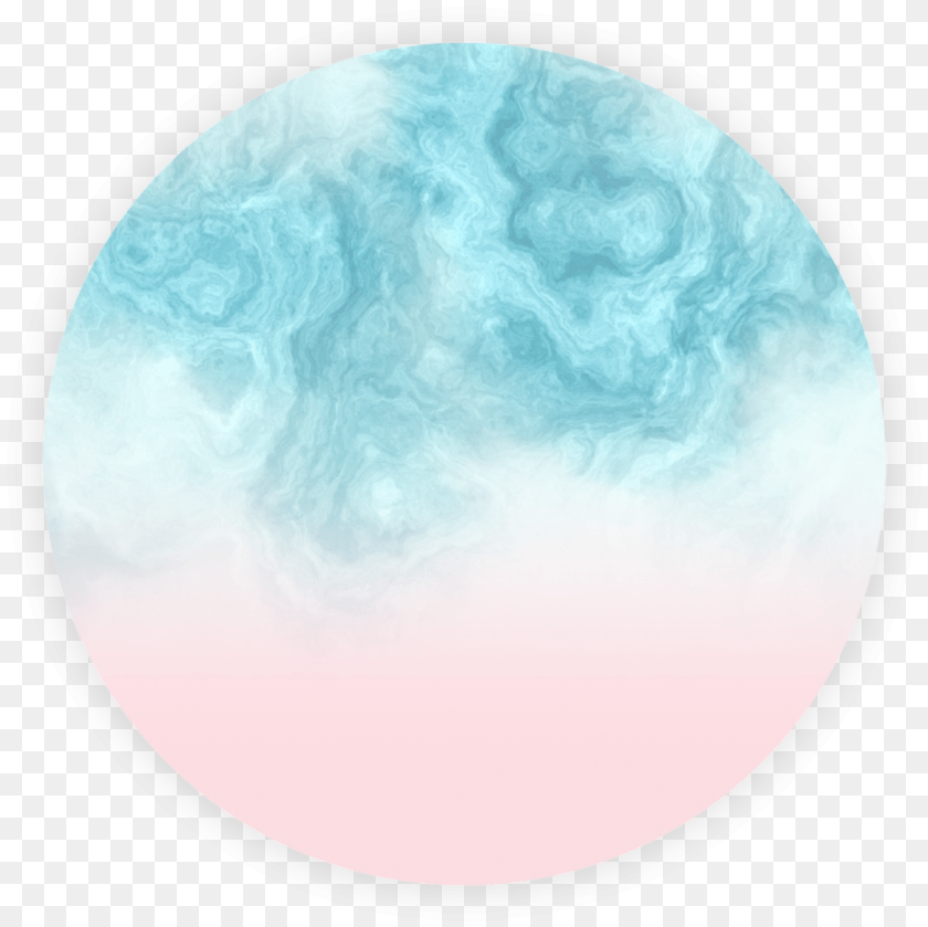 F O G Transparent Circle Tumblr, Sphere, Turquoise, Astronomy, Moon Sticker PNG