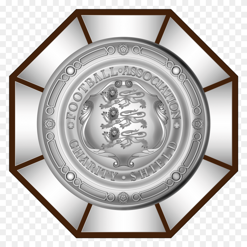 1186x1186 Fa Community Shield Wikipedia Shield Designs Blank Community Shield Cup Jpg, Coin, Money, Clock Tower HD PNG Download