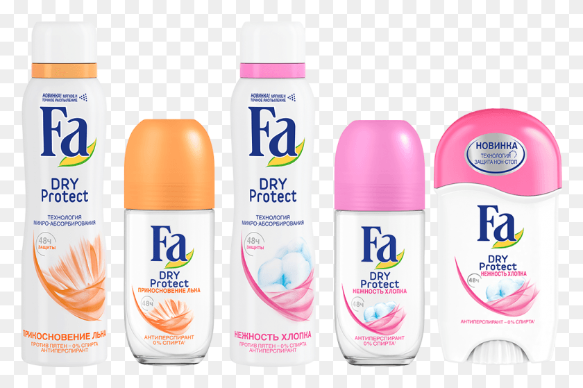 1094x701 Fa Dry Protect Plastic Bottle, Deodorant, Cosmetics HD PNG Download