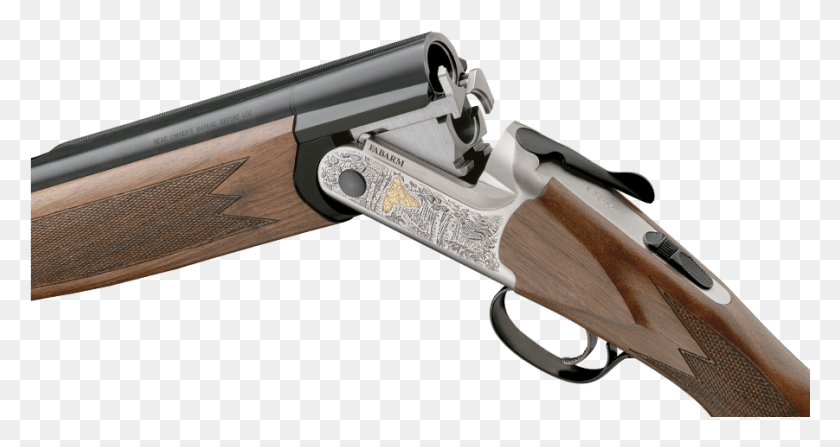 901x448 Fabarm Over Amp Under Shotgun With A Paradox Barrel Airsoft Gun, Weapon, Weaponry, Rifle HD PNG Download