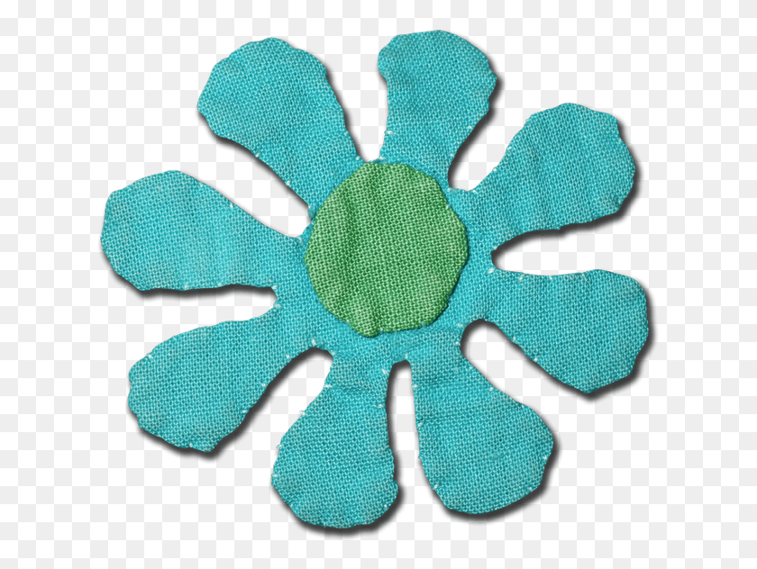 627x572 Fabric Flower 01 Copy Cross, Pattern, Ornament, Person HD PNG Download