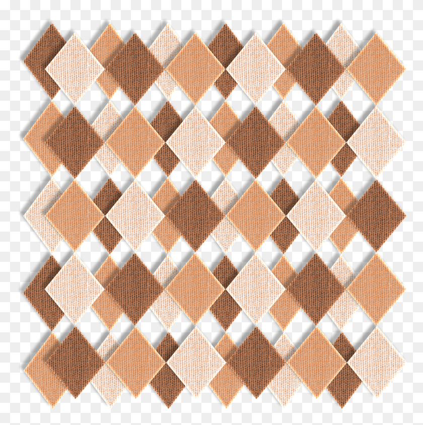 1273x1280 Fabric Texture Geometric Animasi Brown Curtain, Rug, Pattern HD PNG Download