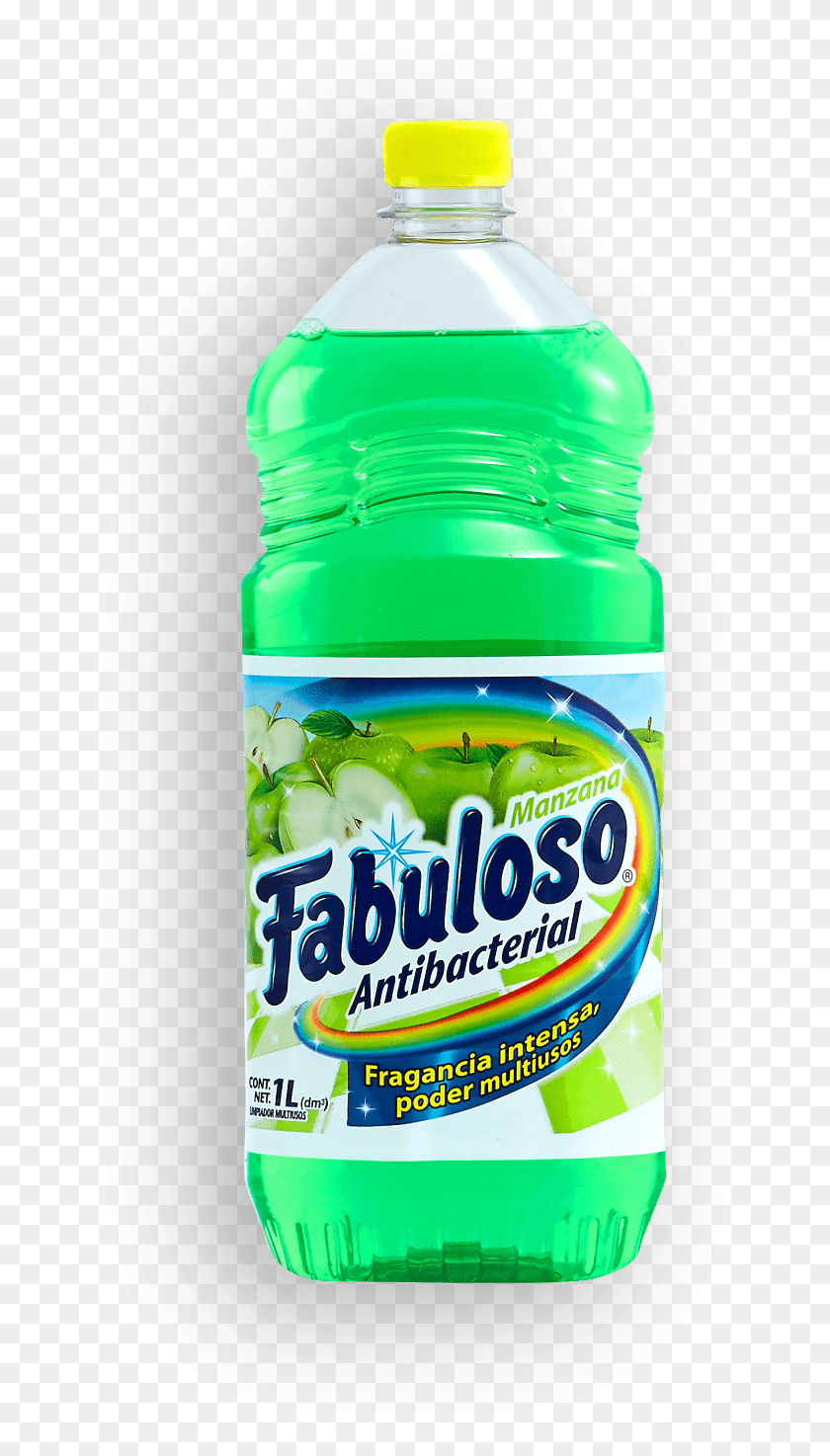 666x1414 Fabuloso Multiusos Антибактериальный Крем-Сода Manzana, Бутылка, Напиток, Напиток Hd Png Скачать