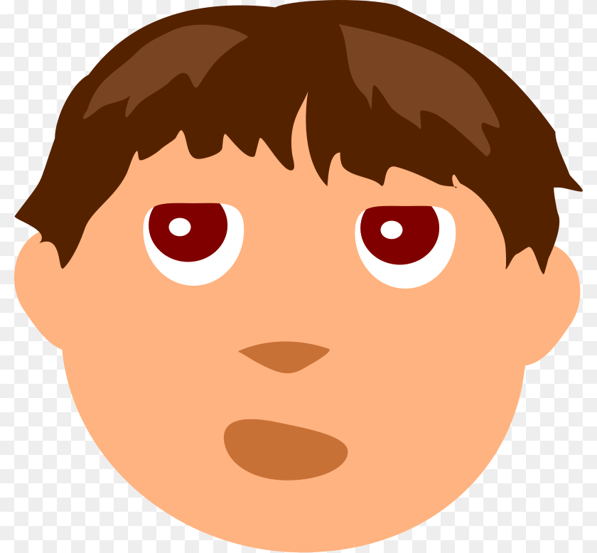 Face Expression Boy Clip Art Download, Head, Person, Photography, Portrait Sticker PNG