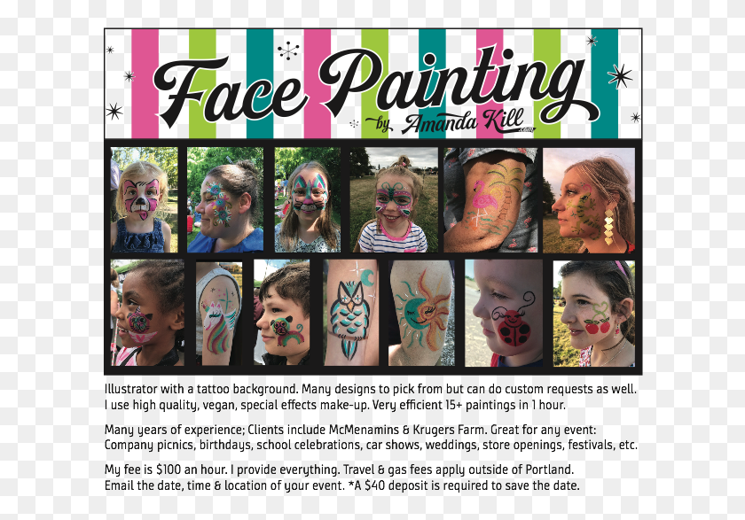 610x527 Face Painting Web, Skin, Person, Human HD PNG Download