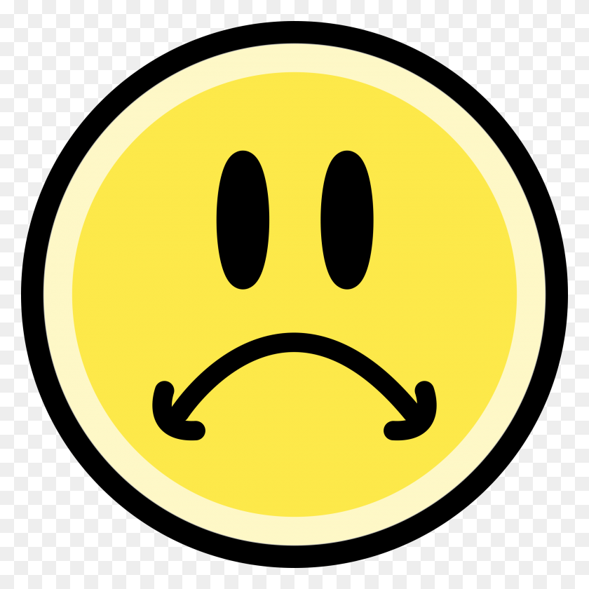 2400x2400 Face Sadness Smiley Emoticon Clip Art Drawing Of Sad Emoji Face, Label, Text, Symbol HD PNG Download