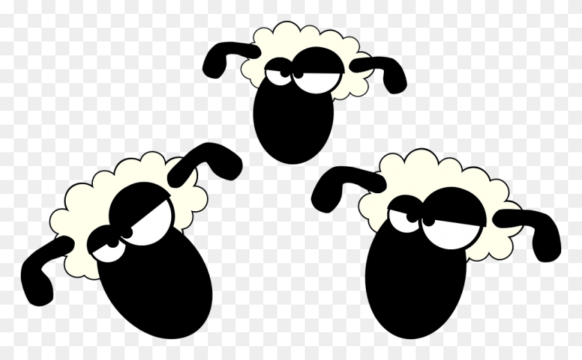 960x567 Face Sheep Cartoon Sheep Faces, Stencil, Mustache, Graphics HD PNG Download