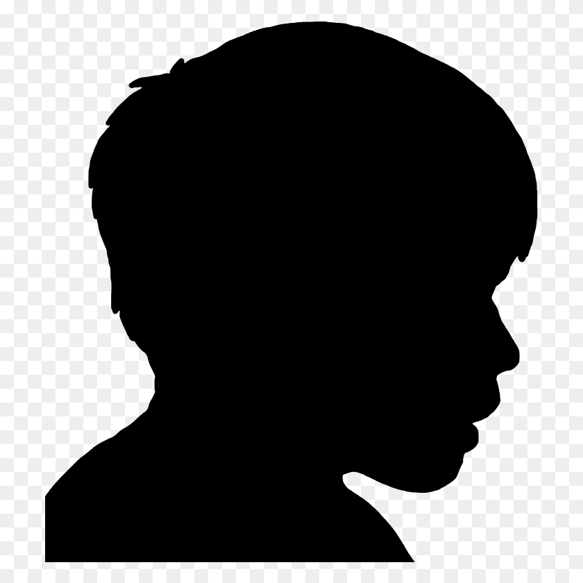 711x780 Face Silhouettes Of Men Women And Children Silhouette Of Boys Face, Gray, World Of Warcraft HD PNG Download