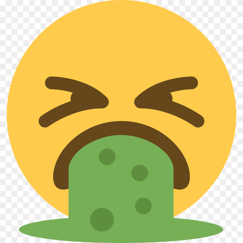 Face Vomiting Emoji Clipart, Tennis Ball, Ball, Tennis, Sport PNG