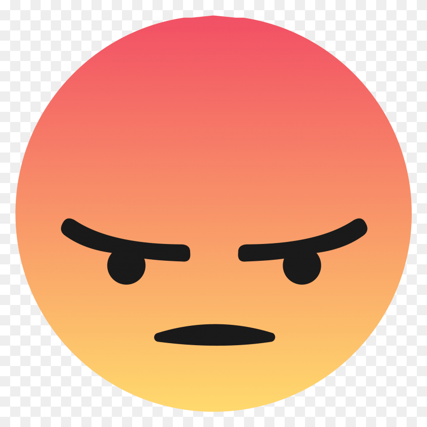 2127x2127 Facebook Angry Facebook Angry Emoji Transparent, Label, Text, Sticker HD PNG Download