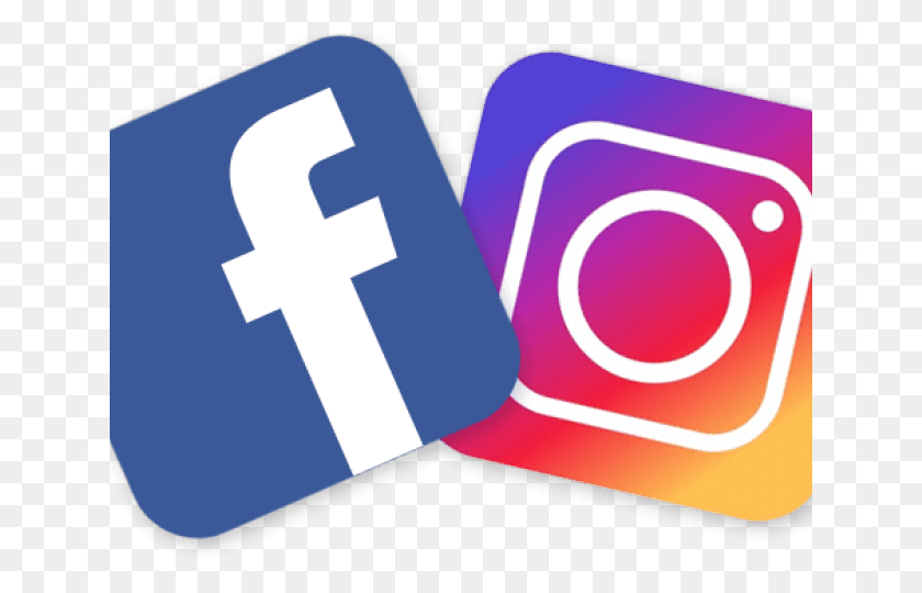 640x480 Descargar Png Facebook Clipart Facebook Instagram Facebook E Instagram, Texto, Símbolo, Mano Hd Png
