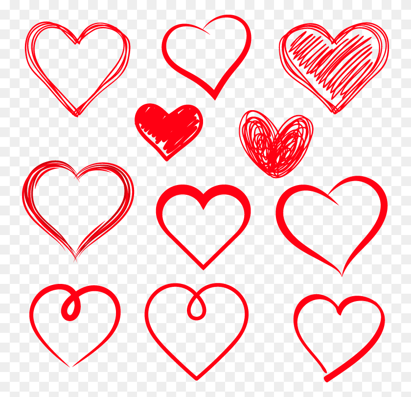 750x751 Facebook Drawing Heart Free Vector Hearts, Dynamite, Bomb, Weapon HD PNG Download