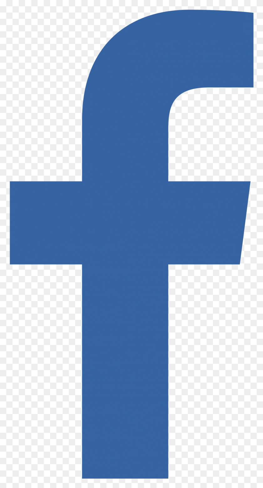 1062x2038 Facebook F Logo Svg, Symbol, Cross, Crucifix HD PNG Download