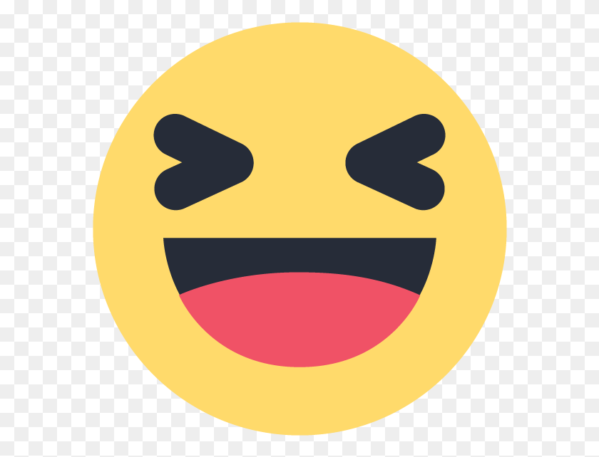 582x582 Facebook Haha Emoji Emoticon Vector Logo Smile Icon Facebook, Symbol, Trademark, Label HD PNG Download