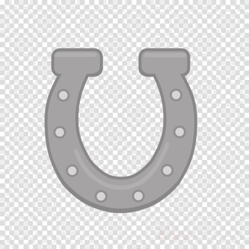 900x900 Facebook Icon White, Horseshoe Sticker PNG