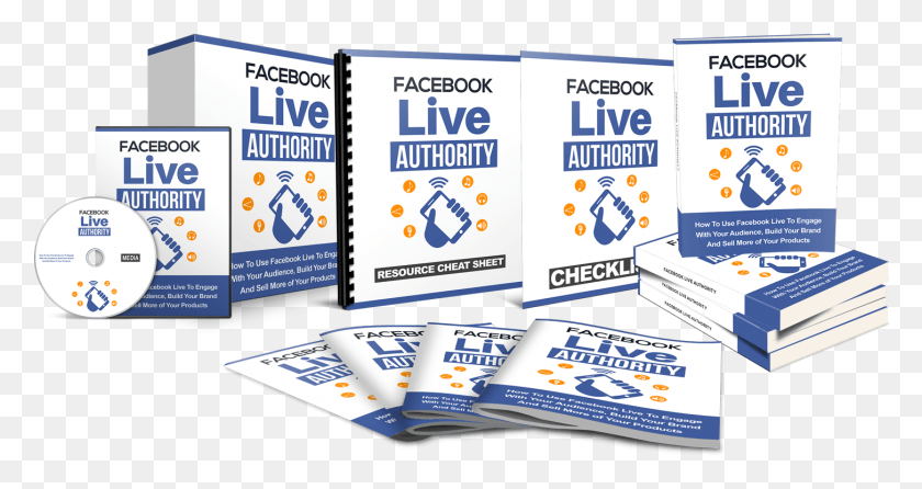 1454x721 Facebook Live Authority Gold Marketing, Advertisement, Poster, Flyer HD PNG Download