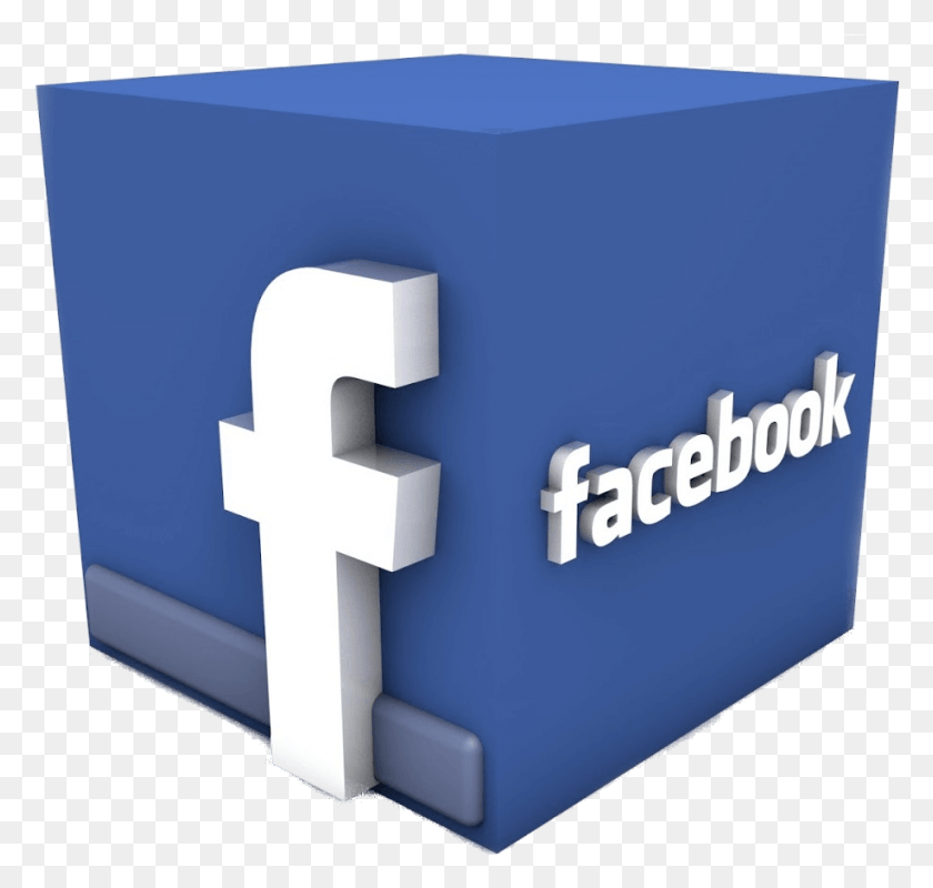 917x871 Facebook Logo Vector Facebook 3d Logo, Box, Cardboard, Carton HD PNG Download