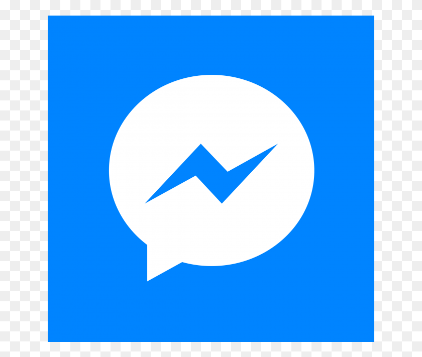 651x651 Descargar Png Facebook Messenger Icono Blanco Bts Stickers Messenger, Papel, Símbolo Hd Png