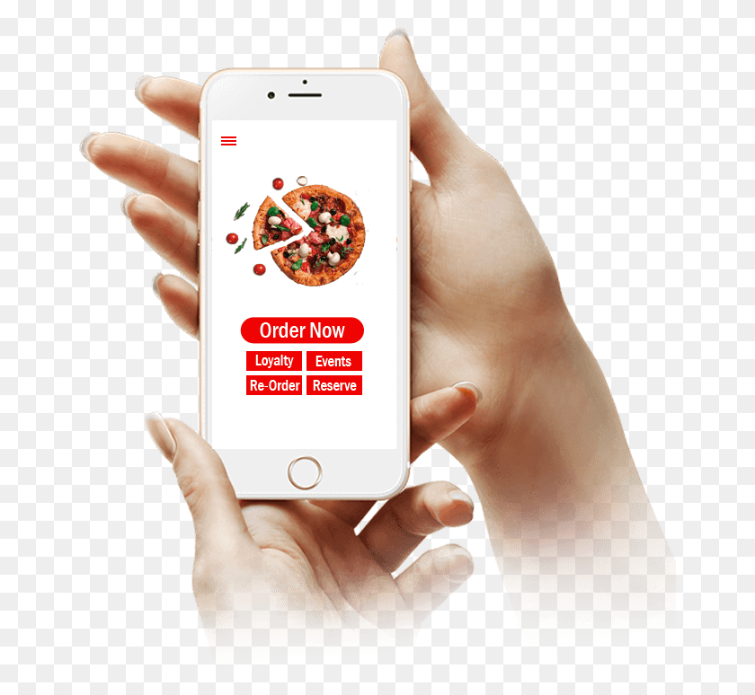 665x714 Facebook Ordering Mobile App, Person, Human, Mobile Phone HD PNG Download