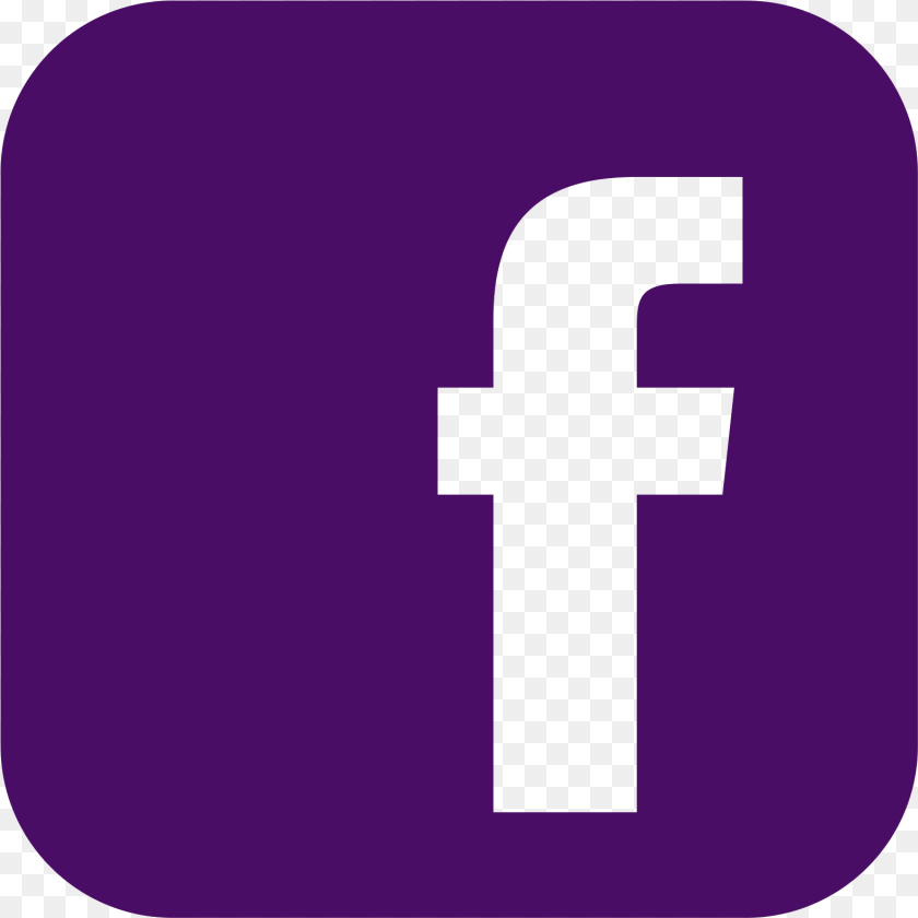 Facebook Purple Icon Facebook Logo Purple PNG