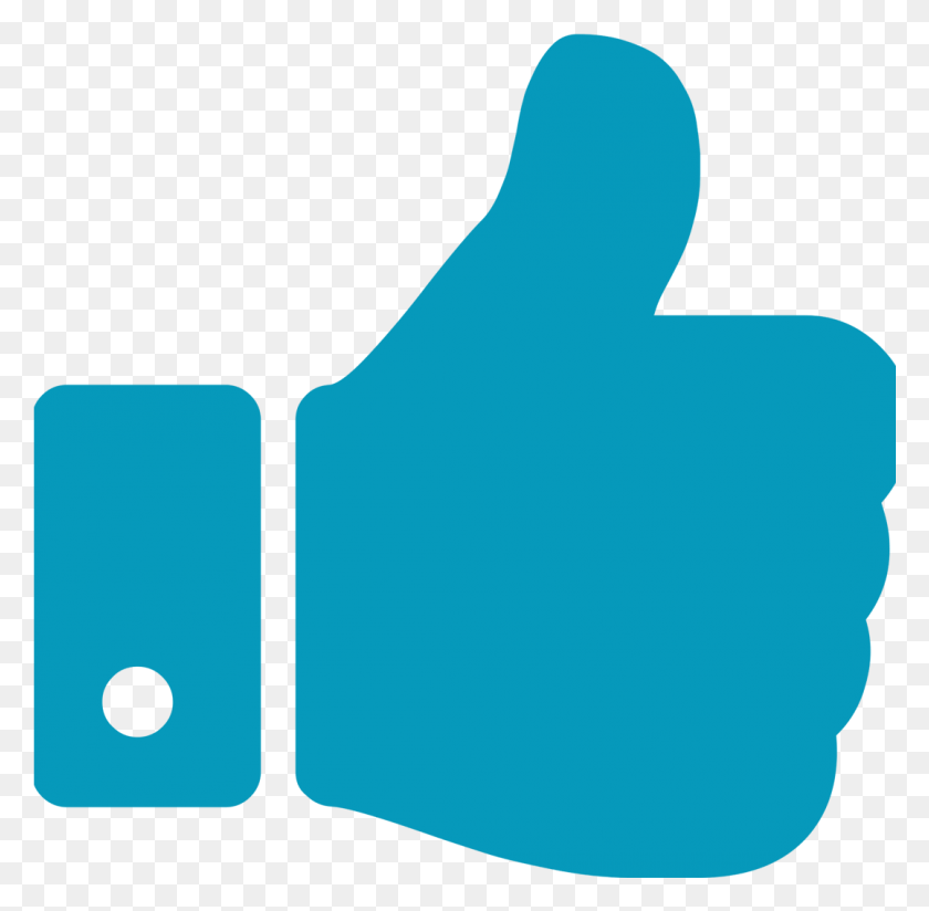 1077x1056 Facebook Thumbs Up Icon Transparent Pouce Bleu, Shovel, Tool, Hand HD PNG Download
