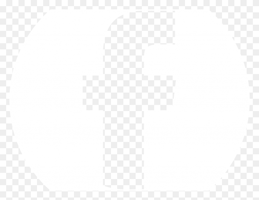 2389x1801 Facebook White Circle Cross Full Size Image Cross, Logo, Symbol, Trademark HD PNG Download