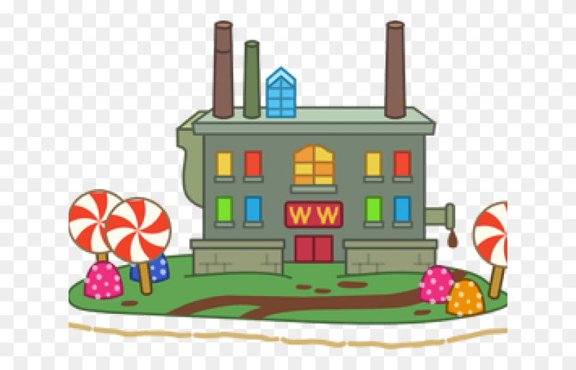 640x480 Factory Clipart Factory Visit Charlie And The Chocolate Factory Cartoons, Building, Mansion, House HD PNG Download