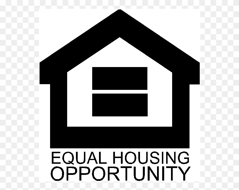 568x606 Fair Housing Logo Transparent Background Realtor Equal Housing Logo Black, Rug, Building, Text HD PNG Download