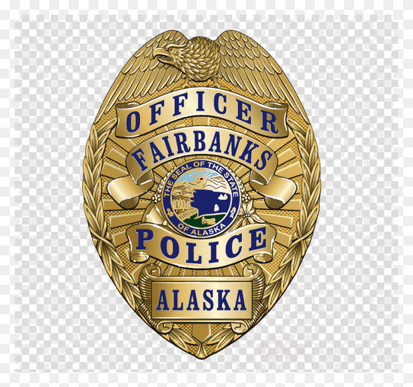 900x840 Fairbanks Police Badge Clipart Fairbanks Police Department, Logo, Symbol, Trademark HD PNG Download