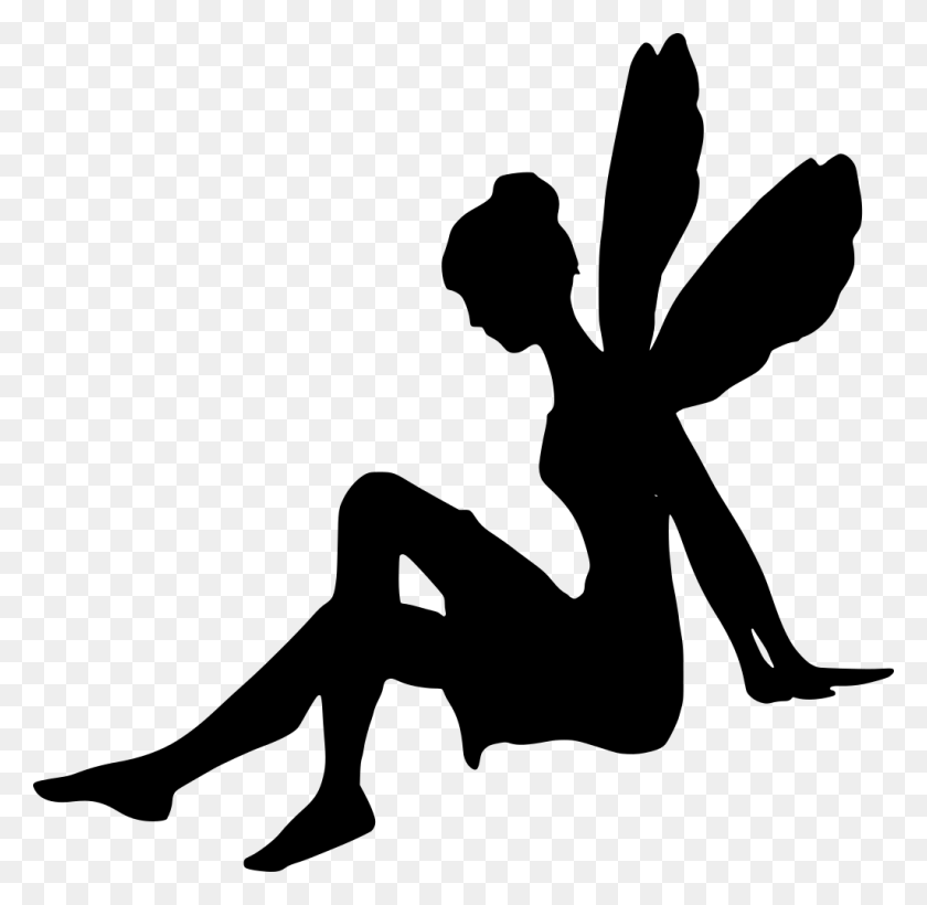 1024x998 Fairies Silhouette Transparent Background, Gray, World Of Warcraft HD PNG Download