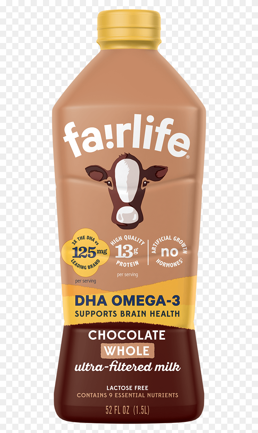 502x1350 Fairlife Chocolate Milk, Cow, Cattle, Mammal HD PNG Download