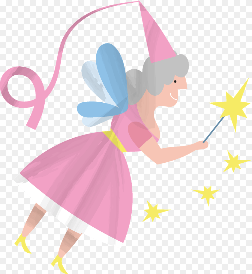 1766x1920 Fairy Doing Magic Clipart, Person, Clothing, Costume, Face Sticker PNG