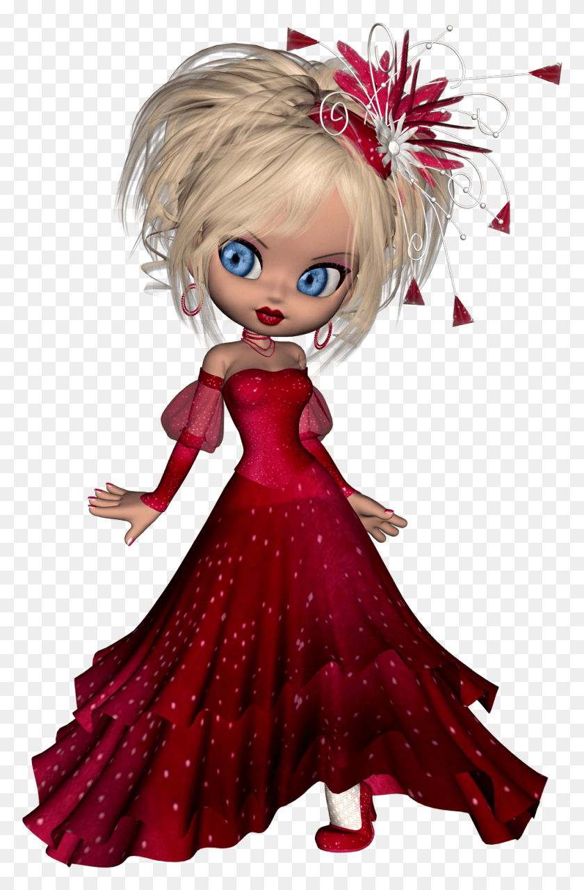 977x1528 Fairy Doll Poser Tube Transparent Background Psp Mijn Psp Cookies Fairy Poser Dolls Ball Gowns, Toy, Person, Human HD PNG Download