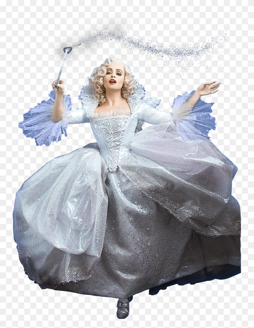 756x1024 Fairy God Mother Fairy Godmother Live Action Cinderella, Clothing, Costume, Evening Dress HD PNG Download