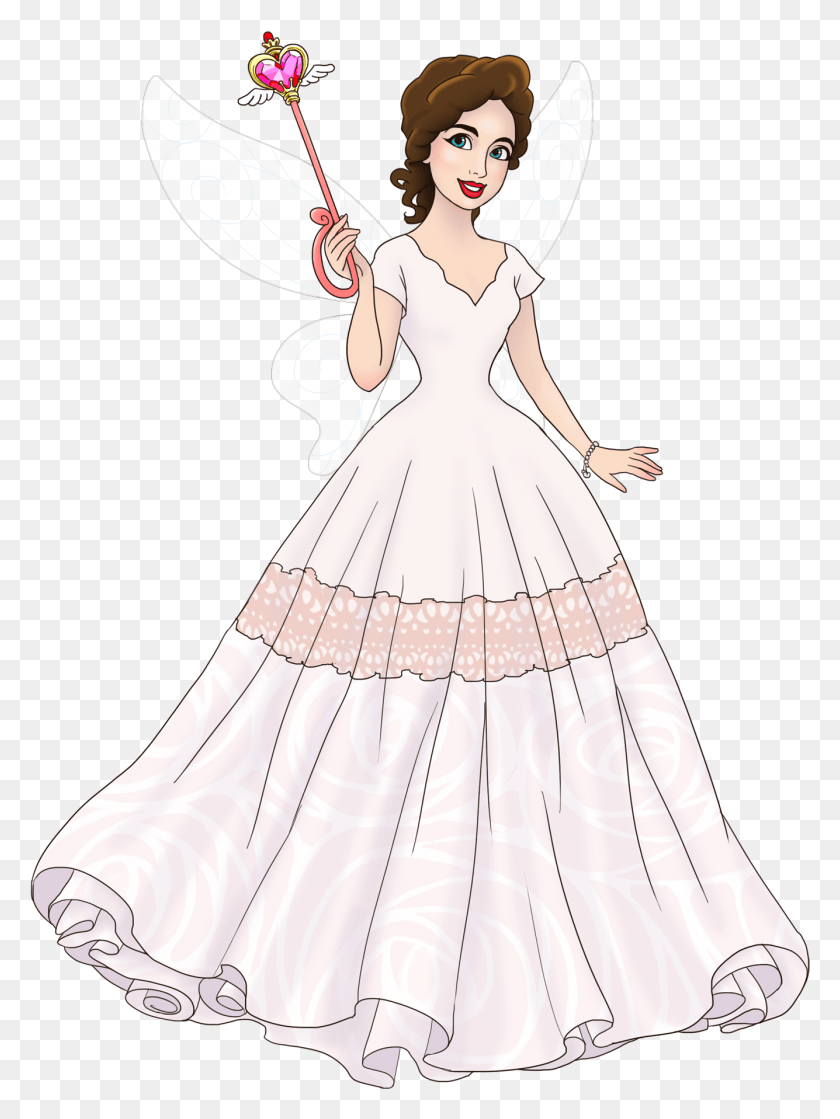 1335x1814 Fairy Godmother Design Fairy, Dress, Clothing, Female HD PNG Download