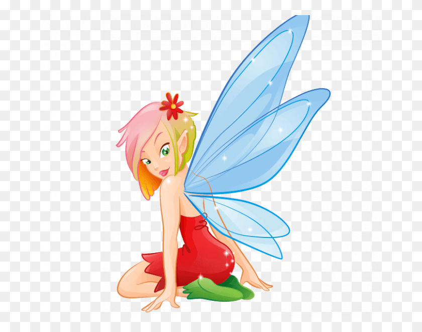 678x600 Fairy Pictures For Kids The Fairies Wallstickers For Fate Per Bambini, Animal, Insect, Invertebrate HD PNG Download