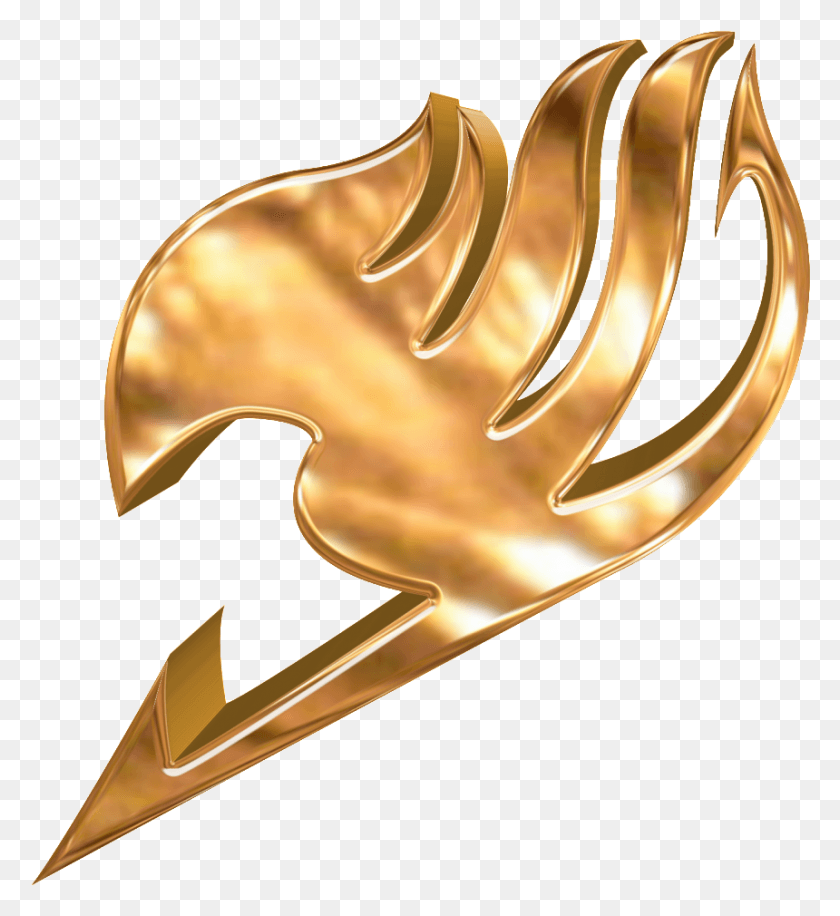 860x944 Fairy Tail, Axe, Tool, Gold HD PNG Download